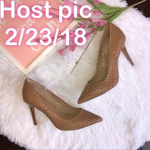 Leather pointed pumps GILI